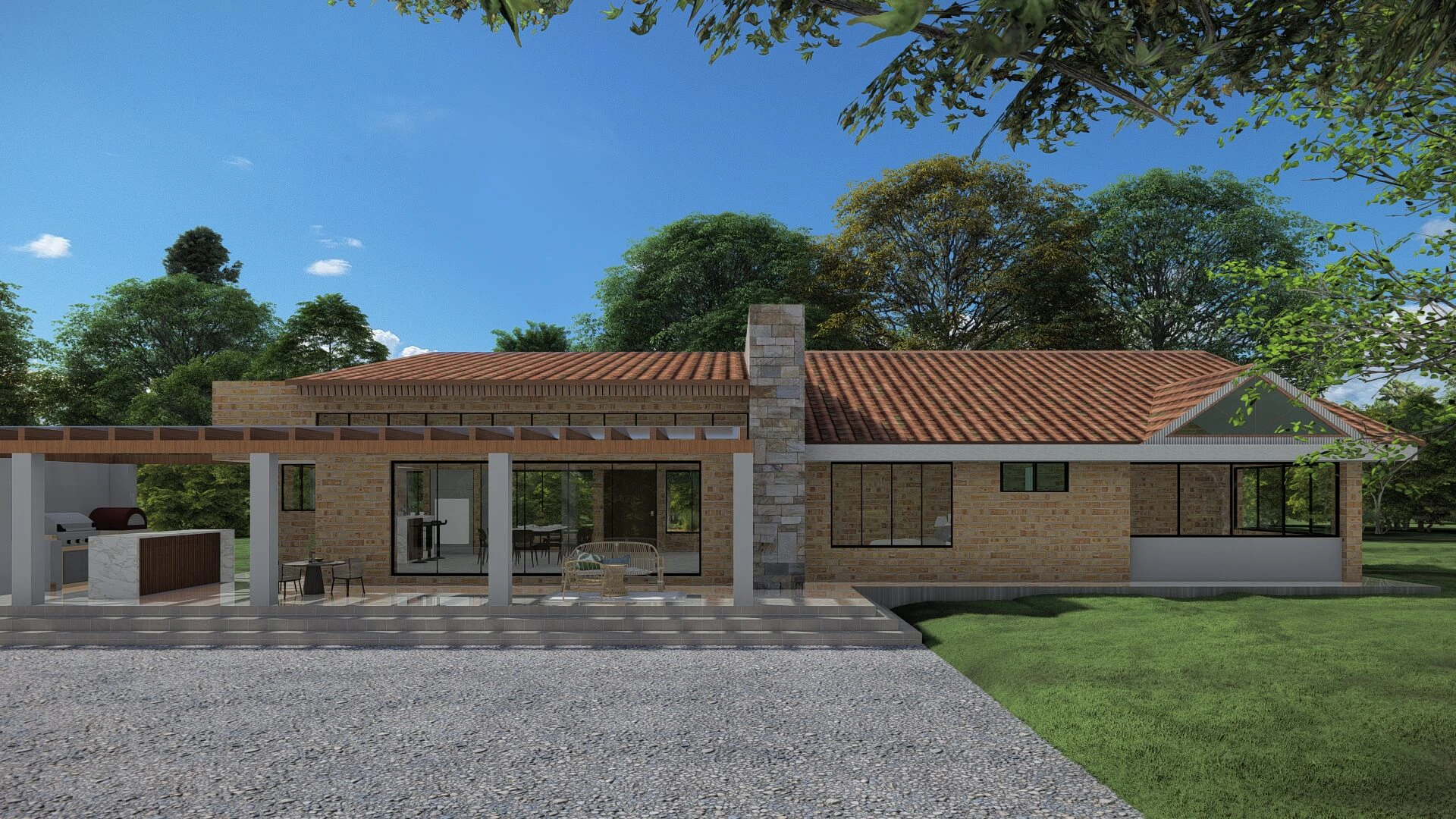 Diseño casa campestre en Bogotá