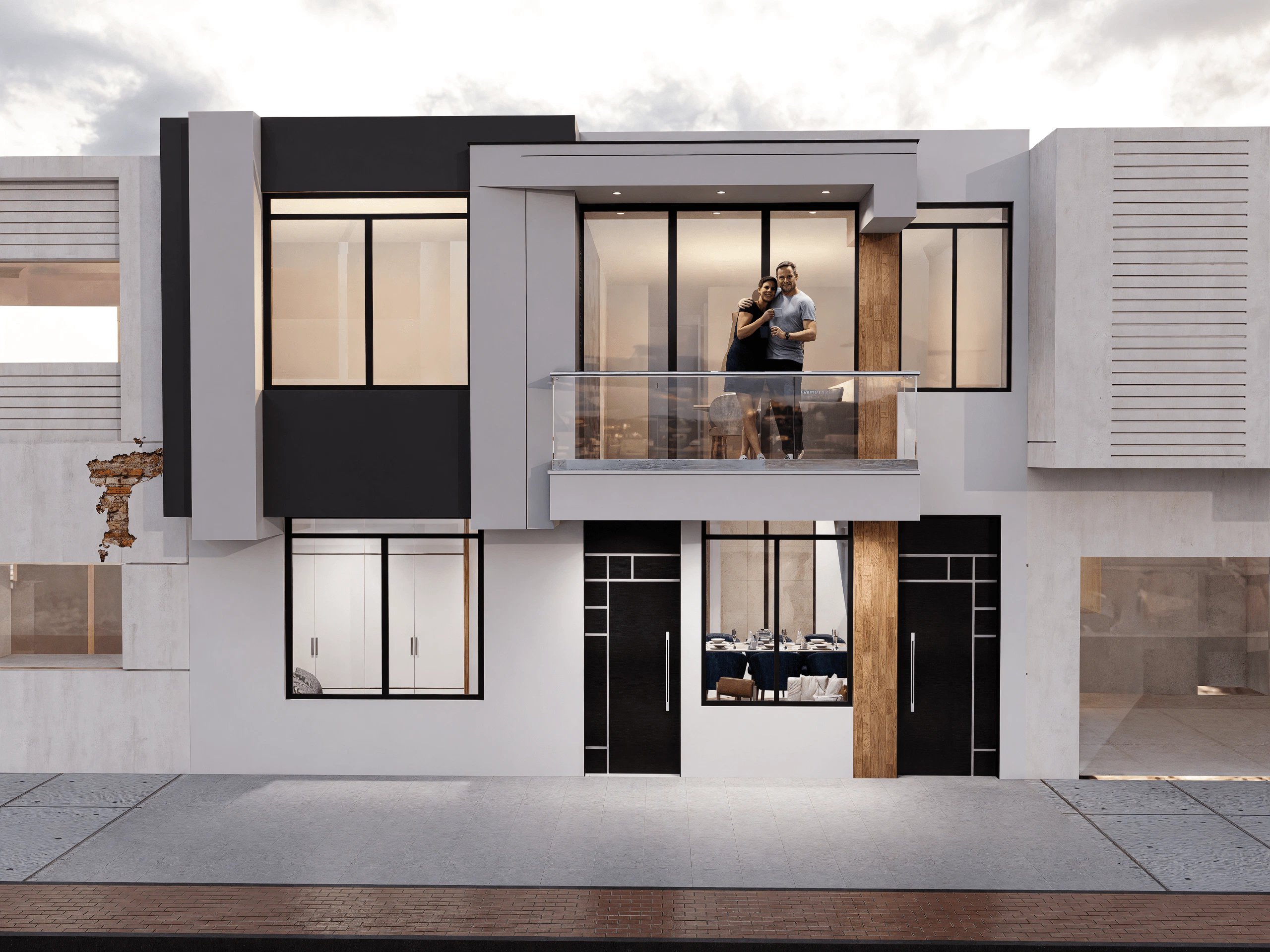 Vivienda bifamiliar 2 pisos